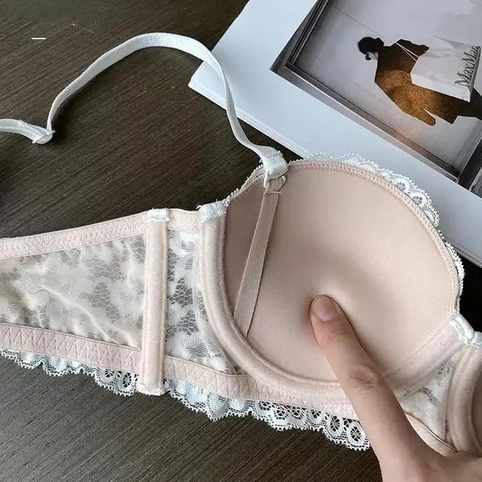 Soutien-gorge en dentelle à armatures pour femmes