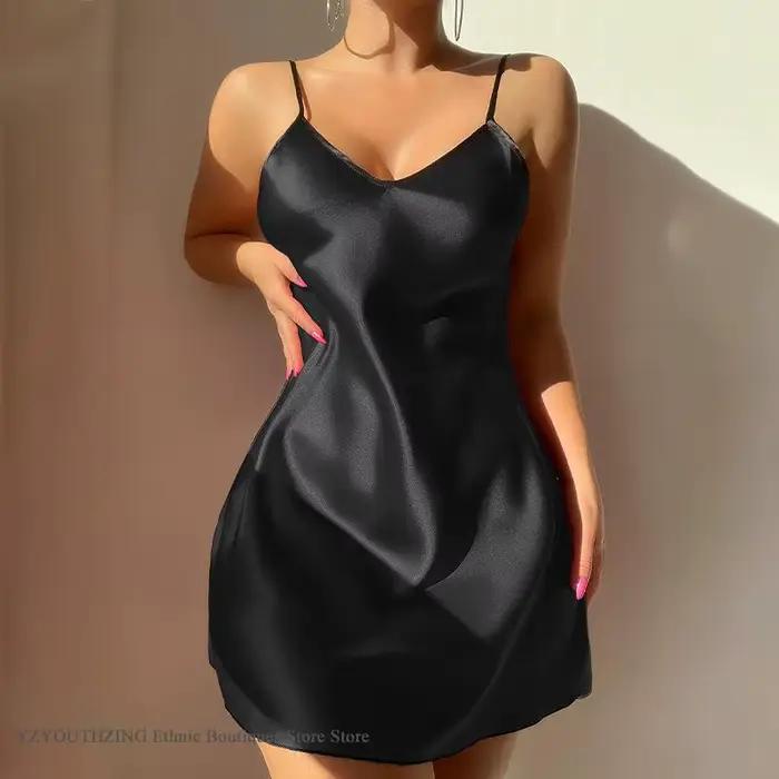 Chemise de nuit Sexy en dentelle pour femmes