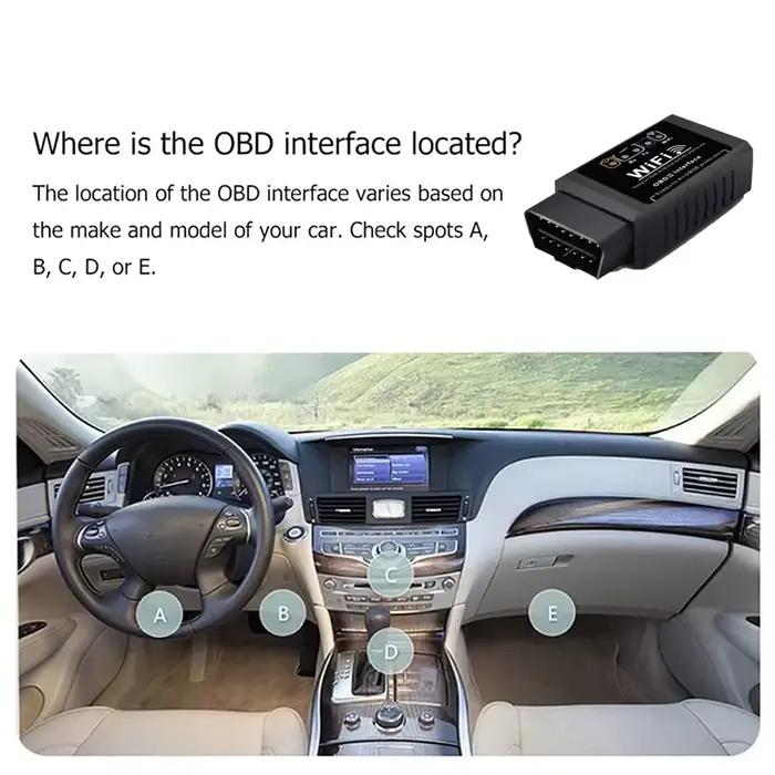 Lecteur de Code WiFi OBD2 ELM327, Scanner V1.5, outils de Diagnostic de voiture, détecteur de défauts de voiture pour Android/IOS/PC
