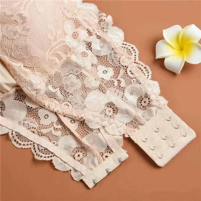 Soutien-gorge bandeau en dentelle pour femme