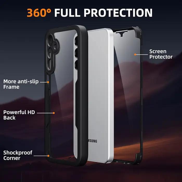 Étui de protection intégrale pour Samsung Galaxy A57 A37 A27 A17 5G A56 A36 A26 A16 5G A55 A35 A25 Housse de protection Funda Coque Capa