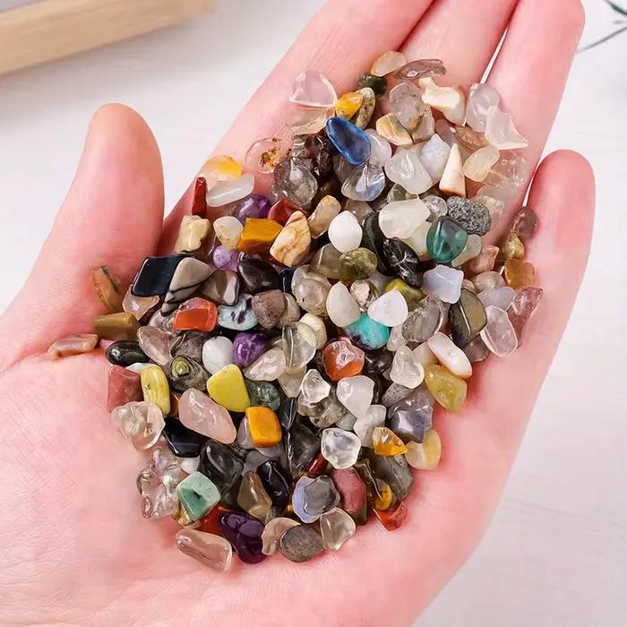 Gravier aux couleurs vives - naturellement poli, adapté aux pots de fleurs, aquariums, etc. |   Idéal pour les amphibiens et les reptiles
