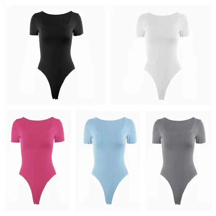 Body d'été à manches courtes