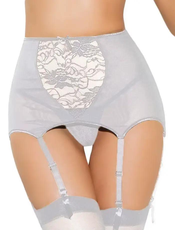Porte-jarretelles taille haute pour femme