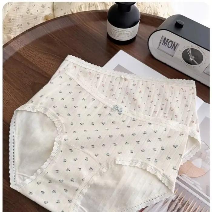 Culottes mi-hautes en coton pour femme