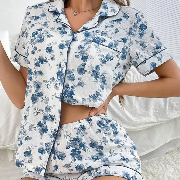 Pyjama pour femmes, ensemble 2 pièces
