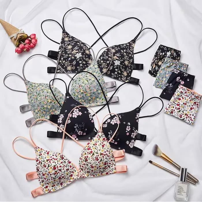 Soutien-gorge à bretelles croisées pour femmes