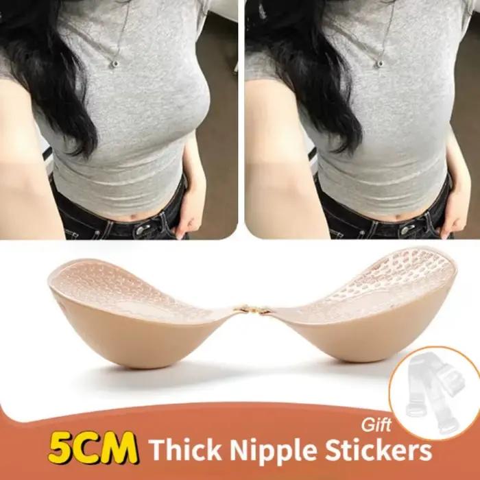Soutien-gorge rembourré adhésif de 5cm d'épaisseur