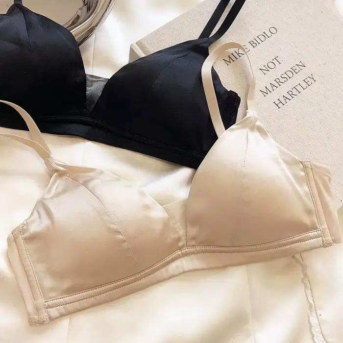 Soutien-gorge Simple en soie de mûrier