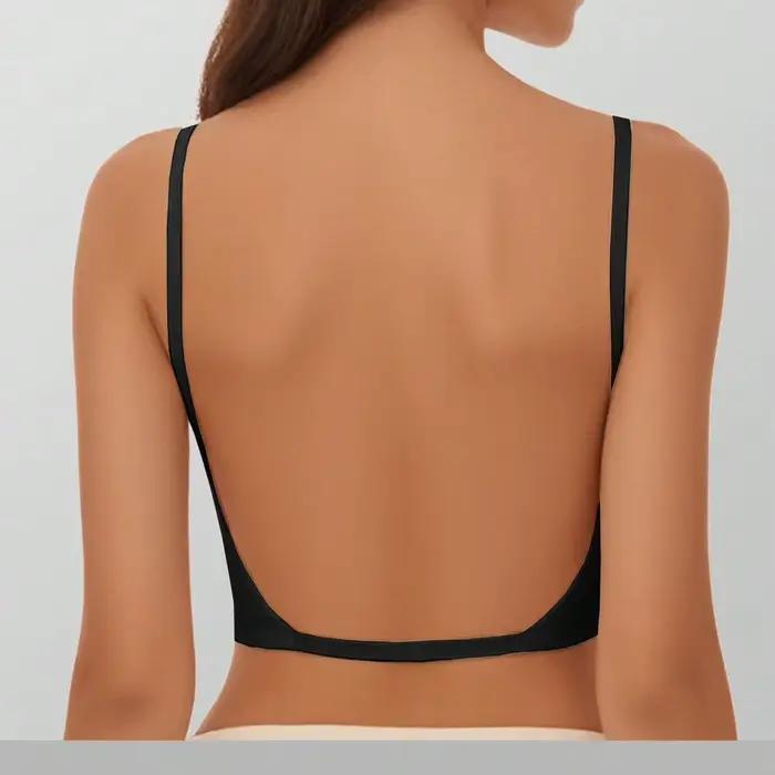 Soutien-gorge sans dos invisible pour petites poitrines – Push-up adhésif sans bretelles