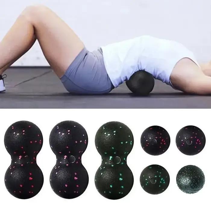 Ballon de massage corporel en EPP de 8 cm, balle de relaxation musculaire haute densité, balle de fitness et de yoga pour soulager la douleur