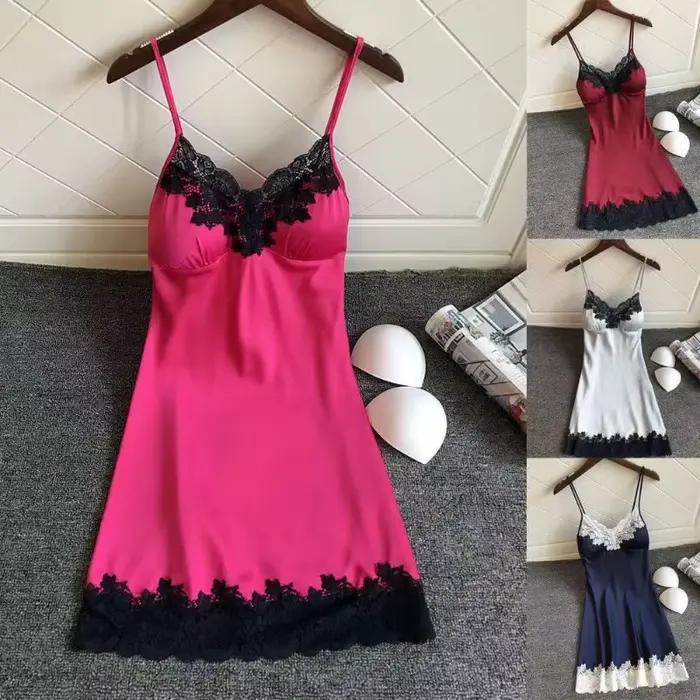 Sexy femmes Robe en soie