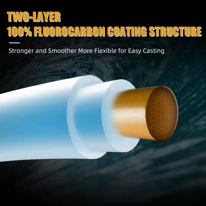 SeaKnight Manster 2025 nouveauté T1-II 100M ligne de pêche en fluorocarbone 100% revêtement Monofilament Leader ligne coulante 0.8 # -8.0 #