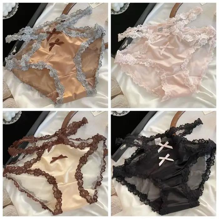 Culottes en dentelle à nœud de style français