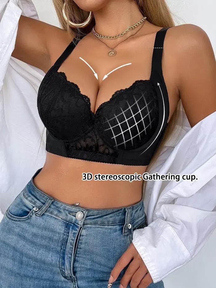 Soutien-gorge push-up en dentelle pour femme