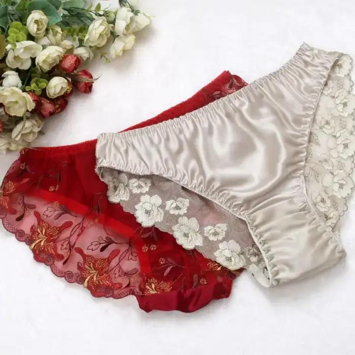 Culotte sexy en soie 100% naturelle pour femme