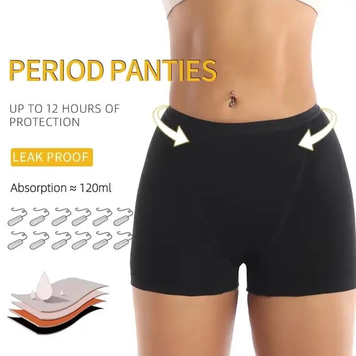 RapFlow-Culotte Menstruelle à 4 Couches en Coton pour Garçon