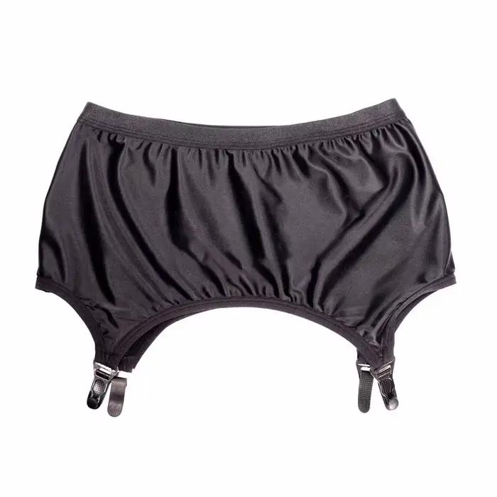Ceinture à bretelles noire Vintage pour femmes