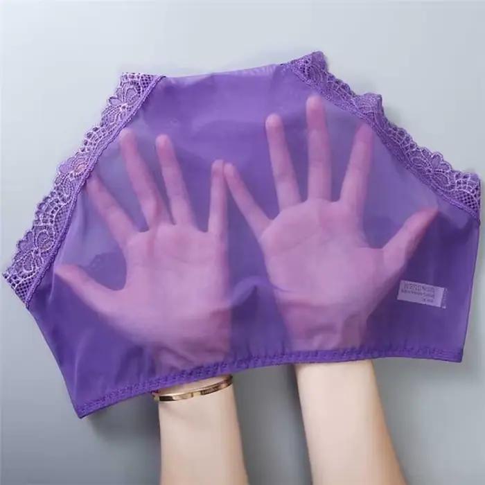 Slip Transparent en maille pour femmes