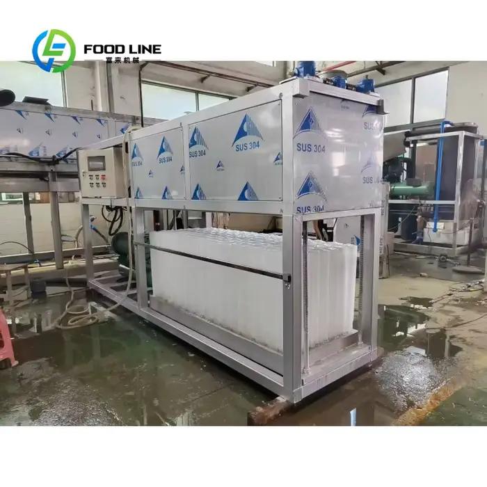 Machine à glaçons de 1 tonne personnalisée, haute qualité, directement de l'usine, stable, adaptée aux commerciaux d'équipements industriels transfrontaliers