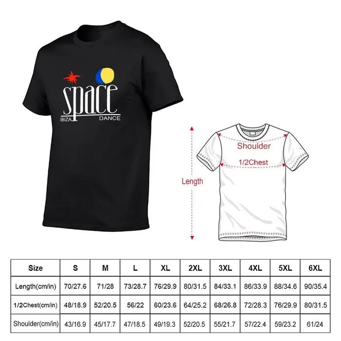 SPACE Ibiza Dance-T-shirt pour homme, T-shirt blanc, T-shirt noir classique, Discothèque mythique de La French Touch, Haut d'été