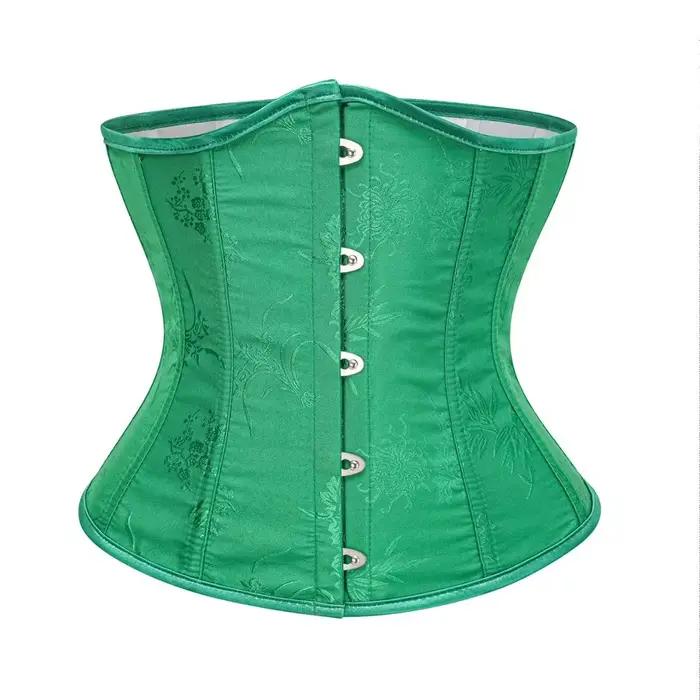 Corset sous-poitrine rouge bordeaux sexy pour le modelage de la taille