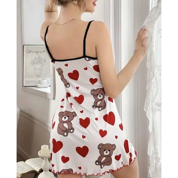 Robe de nuit d'été mignonne pour femme