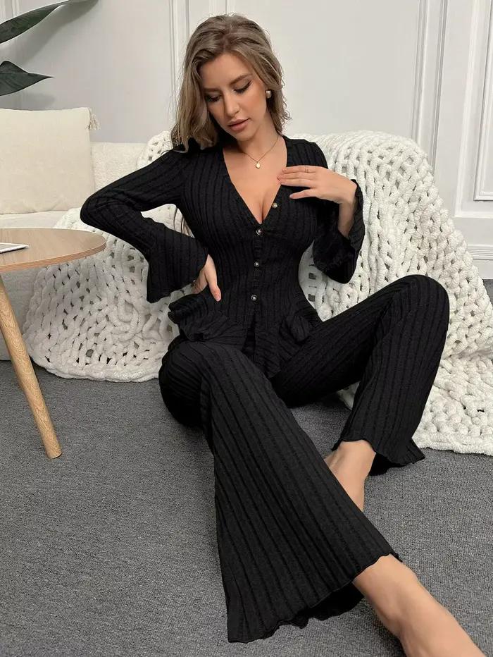 Ensemble pyjama deux pièces pour femmes