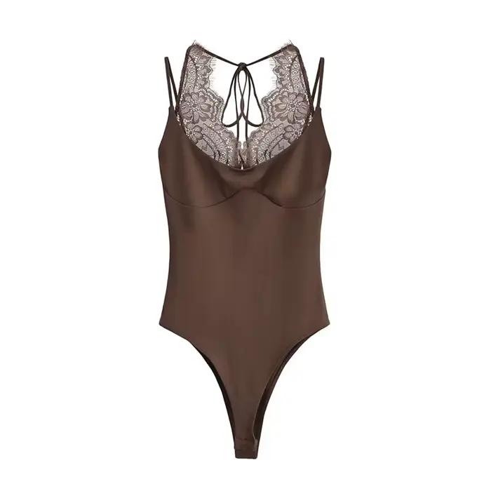 Combinaison rose sexy pour femme