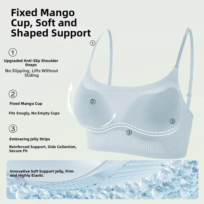 Soutien-gorge sans fil invisible en U