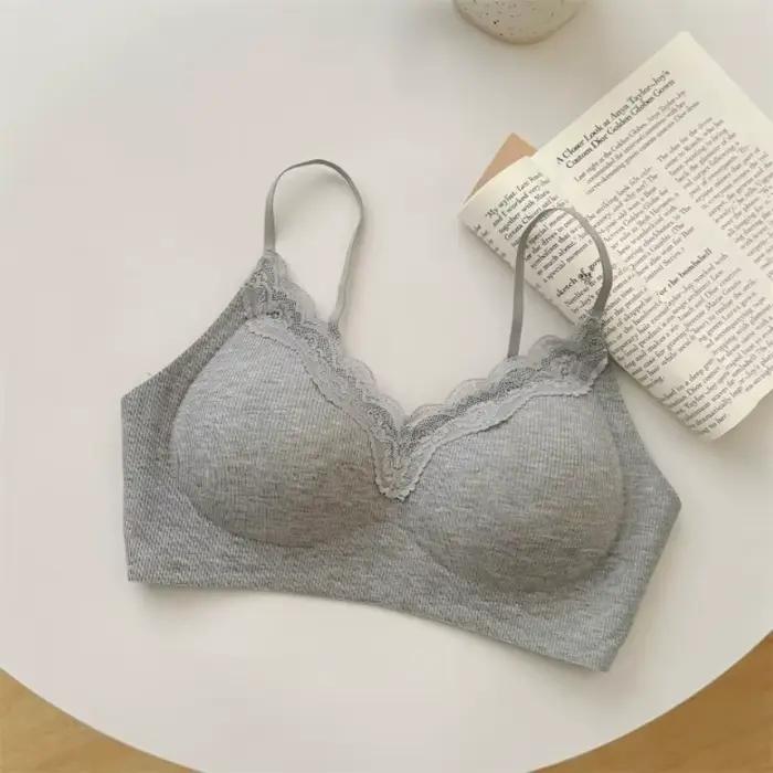 Soutien-gorger sans armatures bleu ciel pour femmes, style sexy, push up, sans couture, polyester elastane nylon, occasion spéciale, jeunes femmes
