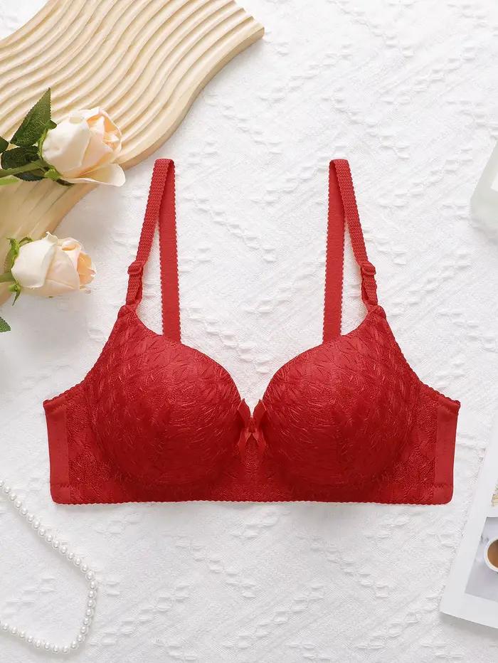 Soutien-gorge en dentelle à armatures pour femmes