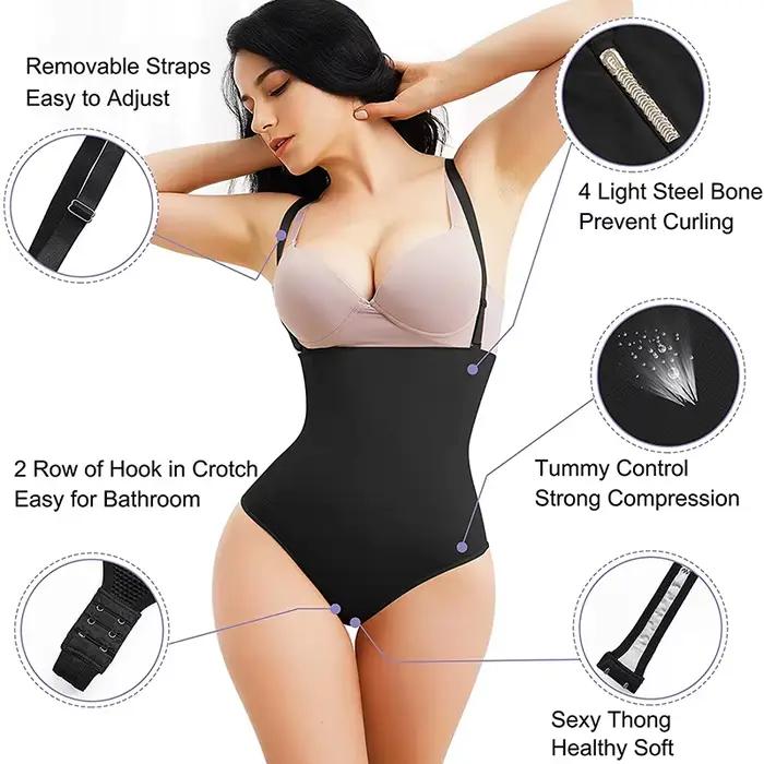 Body Shapewear femmes corps complet Shaper ventre contrôle sous-vêtements amincissants gaine bout