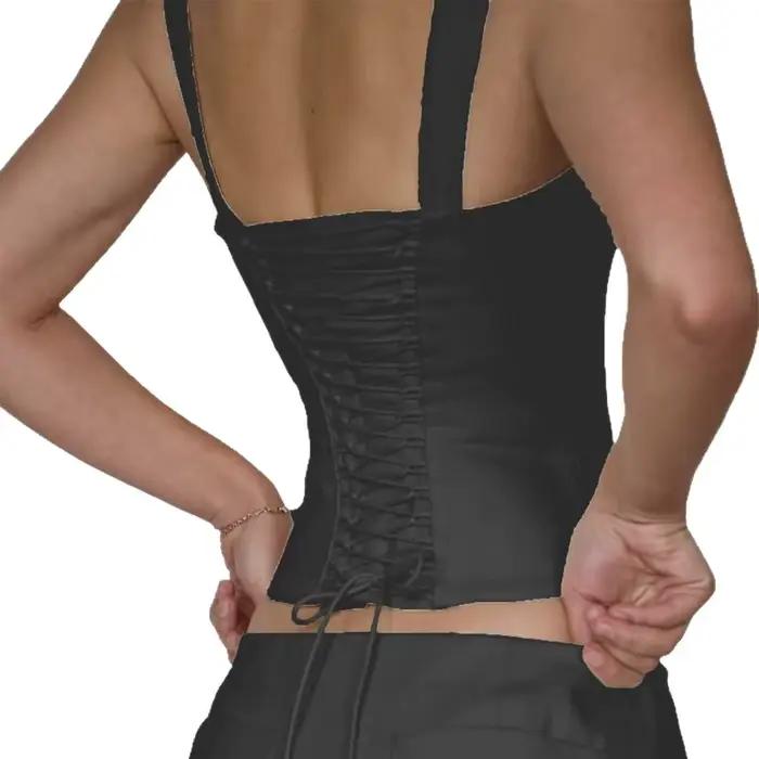 Corset sans manches élégant pour femme