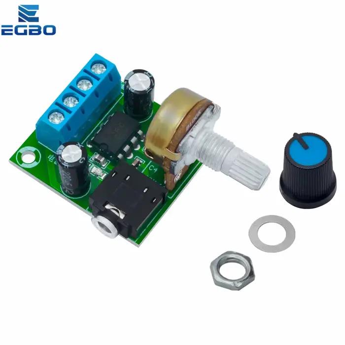 EGBO – carte amplificateur de puissance Audio LM386, DC 3V ~ 12V 5v, Mini Module AMP, volume réglable, nouvel arrivage, 1 pièce