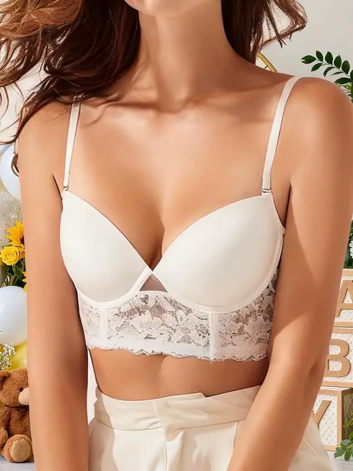 Soutien-gorge dos nu en U pour femmes à forte poitrine