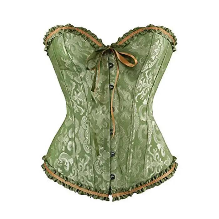 Haut bustier en dentelle florale pour femme