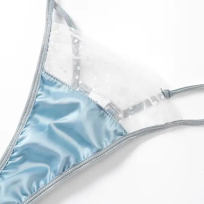 Ensemble de soutien-gorge en Satin pour femmes
