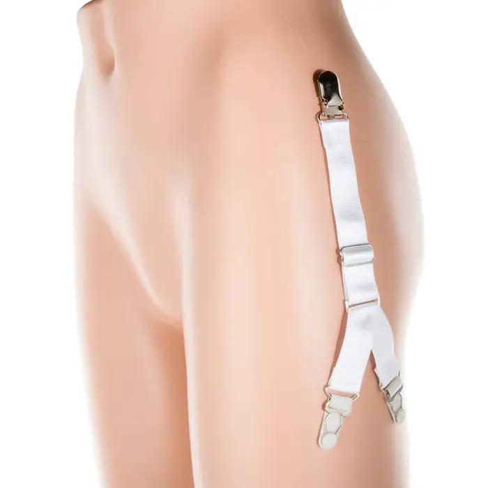 2 Pièces Jarretières Élastiques pour Femmes avec Sangles de Corset