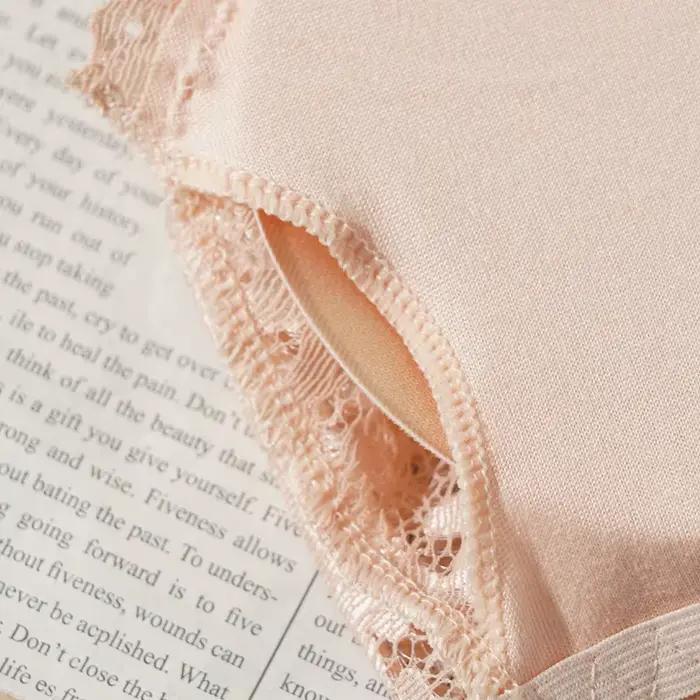 Haut à bretelles en dentelle à fleurs pour femmes