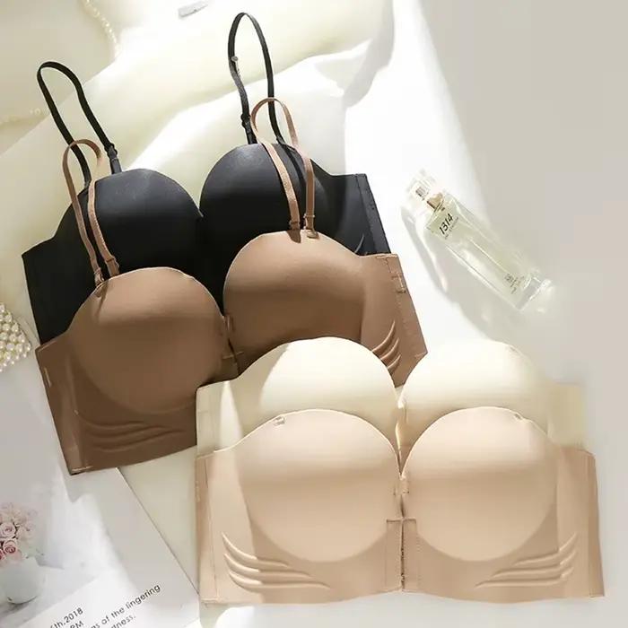 FINETOO fermeture avant Sexy Push Up soutien-gorge femmes
