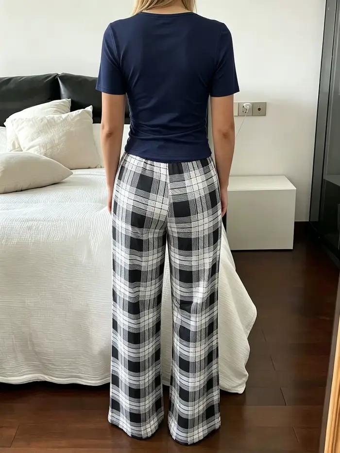 Pyjama pour femme avec imprimé lettres