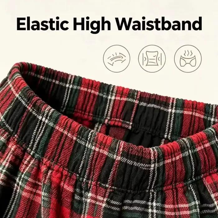 Pyjamas pour femmes à carreaux