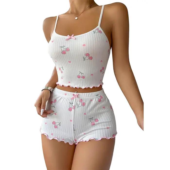 Ensemble pyjama 2 pièces pour femmes
