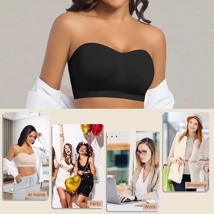 Soutien-gorge Invisible sans bretelles en forme de M pour femmes