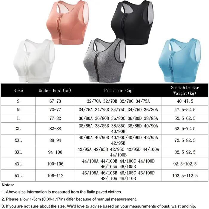 Soutien-gorge de sport grande taille pour femmes
