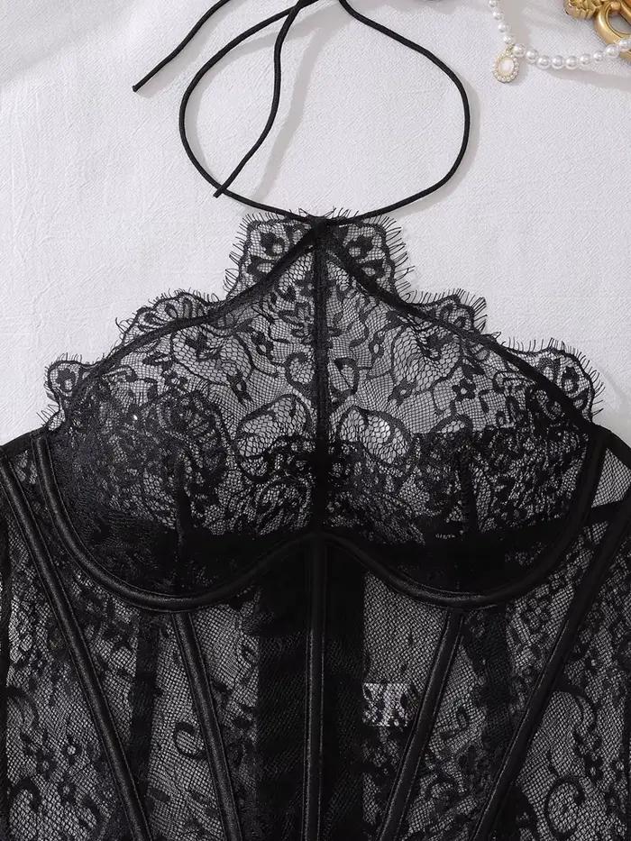 Belamimi Ensemble de lingerie sexy pour femme