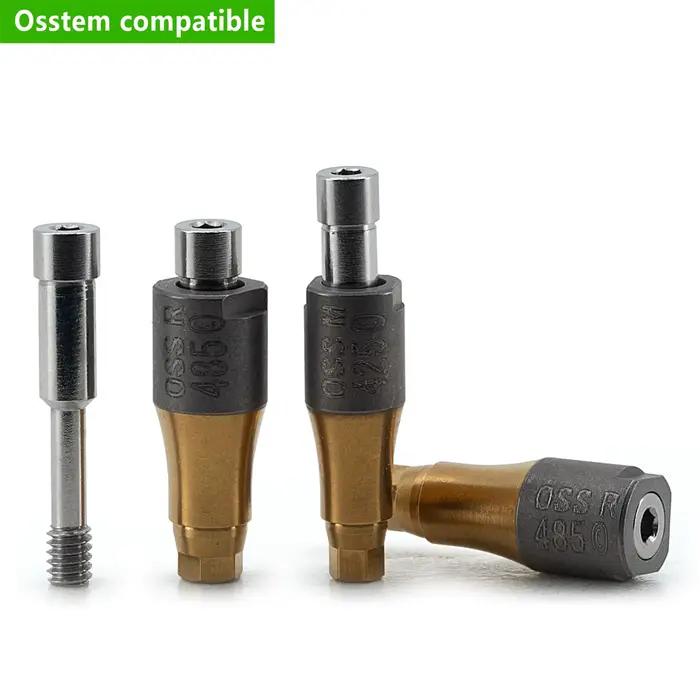 Boîtier de scanner numérique Osstem Dental Scanbody en Peek et titane pour 3Shape Exocad CAD/CAM – Vente directe usine OEM ODM personnalisée