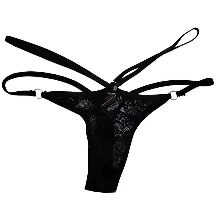 Sous-vêtements transparents en dentelle pour femmes