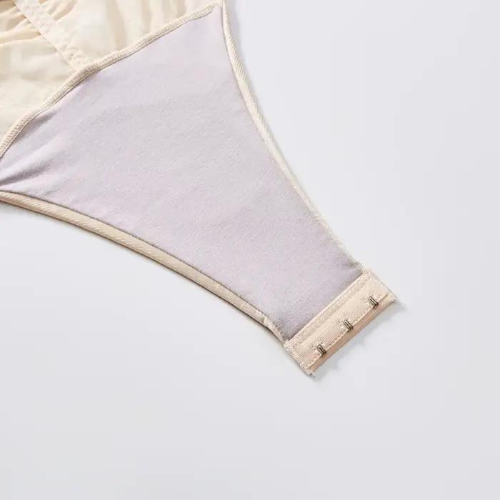 Body amincissant en dentelle élastique à fleurs, culotte fine sans couture post-partum, Lingerie modelante, Corset pour femmes, combinaisons pour femmes